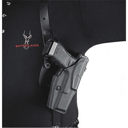 SAFARILAND 1051 Shoulder Holster System Finish: Plain Gun Fit: Glock 17 Hand: (Best Shoulder Holster For Glock 17)
