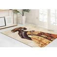 thumbnail image 5 of Non Slip Rug, Ethnic Woman Rug, Ethnic Rug, Brown Rug, Gift For Him Rugs, Girl Room Rugs, Home Decor Rug, Modern Rug, 3D Printeds Rug, 5.9'x9.2' - 180x280 cm, 5 of 8