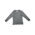 thumbnail image 5 of SAYFUT Women's Activewear Tee Sports Gym Yoga Stretch Workout Long Sleeve Top T-Shirt,Gray/Purple, 5 of 8