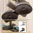 thumbnail image 3 of Sit Up Bar Floor,Sit Ups Foot Holder with Elastic 2 Suction Cups and Pull Rope,Abs Workout Equipment,Sit Up Assistant Device Abdoml Core Workout for Home Gym W7P6, 3 of 7