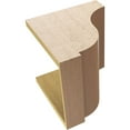 thumbnail image 6 of 12"W x 12"D x 12"H Wide Van Buren Rough Cedar Woodgrain TimberThane Corbel, Primed Tan, 6 of 6