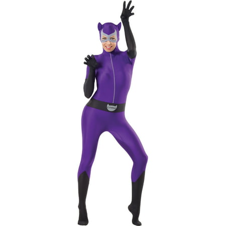 Adults Superhero Style Catwoman Bodysuit Costume Size
