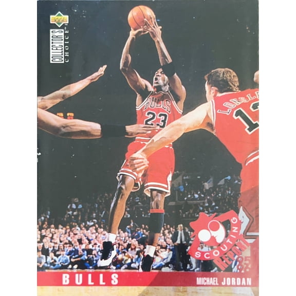 1995 Upper Deck Collector's Choice Michael Jordan #324 Chicago Bulls Basketball Card Chicago Bulls NBA Basketball Trading Card