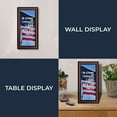 thumbnail image 3 of Be Strong and Courageous, Biblical Military Gift, American Flag Picture Frame, 7350W, 3 of 6
