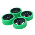 thumbnail image 1 of lionlar 1:28 RC Car Wheel Rim Tires Accessories for RM02 Iw02 Model Buggy Crawler , Green, 1 of 6