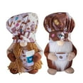 thumbnail image 2 of Coffee Cup Rudolph Doll Cute Dwarf Faceless Figure Toy For Indoors Outdoors Decoration Holiday Gifts, 2 of 9