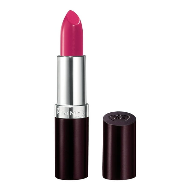 Labial Rimmel Lasting Finish Kiss con color 50% más y duración de 8 horas