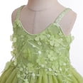 thumbnail image 5 of Green Costume with Wig for Girls Fairy Cosplay Dress Up for 18M-6Y, 5 of 7