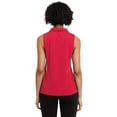 thumbnail image 4 of Pinspark Polo T Shirts for Women Sleeveless Golf Shirts Quick Dry Tennis Shirt Solid Workout Shirt, 4 of 6