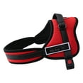 thumbnail image 1 of Corde de Traction Réglable Extérieure Coffre pour Animaux Adorables Harnais Laisse de Marche Non-pull Gilet Doux Poignée Rembourrée Accessoires Animaux de Compagnie Fournitures Rouge XL, 1 of 8