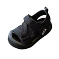 thumbnail image 3 of Gubotare Sandals Boys Double Strap Sandals for Boys - Rubber Sole Amphibian Shoes for Beach, Pool, Hiking, Walking & Sports Size 13 (Black,13 Little Kids), 3 of 7
