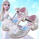 thumbnail image 2 of Disney Frozen Aisha, zapatos de tacón alto para niñas, zapatos de baile de princesa para niñas, zapatos de cristal a la moda, sandalias de Elsa, fiesta, rosa, azul, plantilla de 28 18,3 CM Gao Jinjia LED, 2 of 2