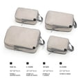 thumbnail image 3 of 4pc Travel Bag Set Luggage Classification Storage Compression Bag Clothing Sorting Bag Portable Handheld Storage Bag, 3 of 9