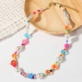 thumbnail image 3 of Collier Femme Chaîne de Clavicule Mariée Collier Coloré Perles Bijou de Cou, 3 of 8