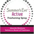 thumbnail image 2 of Summer's Eve Active Freshening Spray, Absorbs Moisture, 2 oz, 2 of 3