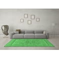 thumbnail image 3 of Ahgly Company Indoor Rectangle Abstract Emerald Green Modern Area Rugs, 7' x 9', 3 of 4