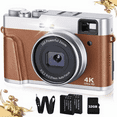 thumbnail image 2 of Refurbished Zostuic DC202 4K Digital Camera with Viewfinder Flash & Dial, 48MP Digital Camera, 2 of 3
