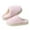 Pink, variant on Women's Warm Plush Slippers Winter Cozy Fluffy Slip On Shoe Home Silent Indoor Outdoor Memory Foam Slippers Gifts for Mom