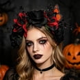 thumbnail image 5 of Hfppkn Plastic Rose Crown Headband Style 1 22x23cm Vintage Flower Hair Hoop, 5 of 7