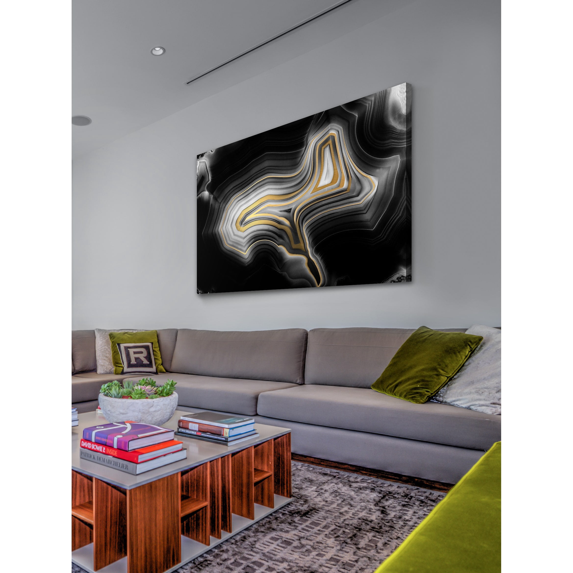 Marmont Hill "Seeping Down" Painting Print on Wrapped Canvas