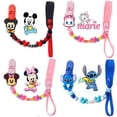 thumbnail image 2 of 1pcs Mickey Mouse Baby Silicone Pacifier Anti-Drop Chain Nipple Pacifier Chain with Mouse Holder for Baby Newborn Shower Gift Gao Jinjia LED, 2 of 2