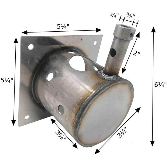 Fire Pot Stainless Steel Upgrade Compatible With Pit Boss Pellet Grills