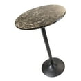 thumbnail image 3 of Winsome Cora Round Pub Table, Faux Marble Top, Black Base, 3 of 4