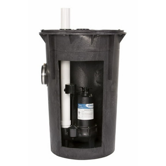Proflo Pf93020 1/2 Hp Simplex Sewage Pump Kit