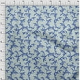 thumbnail image 4 of oneOone Cotton Cambric Sky Blue Fabric Asian Baroque Fabric For Sewing Printed Craft Fabric By The Yard 42 Inch Wide, 4 of 4