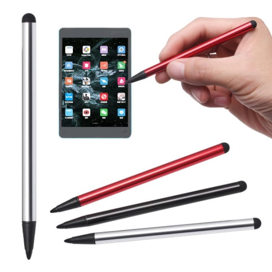 Lápiz capacitivo universal Gao Jinjia para pantalla táctil 1×1×12cm Plata Negro Rojo