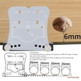 thumbnail image 4 of Charnière de Perçage, Charnière 35MM Alliage d'Aluminium Haute Précision Guide de Perceuse Modèle de Charnière Kit de Jig de Perçage, Kit de Localisation de Perçage pour Porte Armoire Charnières de Montage, 4 of 7