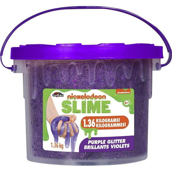 Nickelodeon Pre-Made Slime Tub - Purple Glitter