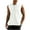 White, variant on VBTAPA Solid Tank Tops for Men Sleeveless Collared T-shirt Lightweight Outdoor Sports Golf Polos Beige XXL