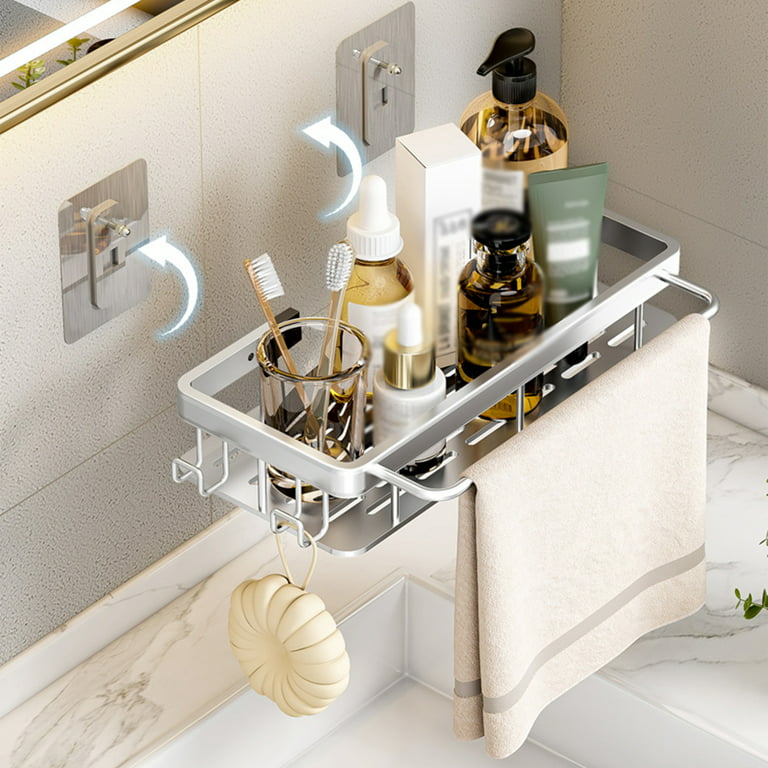 TAILI Bathroom Shower Caddy with 2 Suction Cups-Restroom Storage  Organizer-Kitchen Spice Storage Rack Organizer-Bathroom Storage Shower  Shampoo