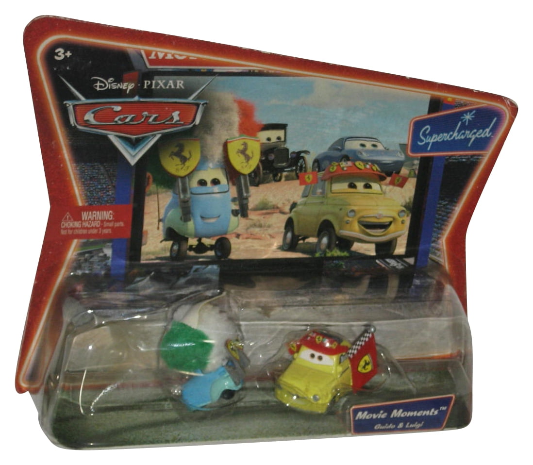 Disney Cars Guido & Luigi Ferrari Fans Movie Moments 155 DieCast Toy