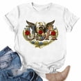 thumbnail image 4 of 250th Anniversary USA Shirt for Women America 250 T-Shirts Short Sleeve Patriotic Memorial Day Tops 4th of July Gift Tee Tops, 4 of 6