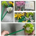 thumbnail image 4 of 5 Random Set Building Blocks Flowers  Artificial Flower Bouquet for Flower Lovers  Gift for Birthday Valentine Mather (No Vase), 4 of 8