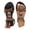 Brown, variant on Dakaela Womens Bohemian Flat Sandals Comfortable Dressy Slip on Dress Sandal with Elastic Ankle Strap Summer Beach Walking Shoes Size 6-10 Beige