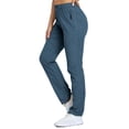 thumbnail image 2 of Pantalones de viaje de golf CNBQDD, ligeros, de secado rápido, para mujer, color azul marino, 2 of 6