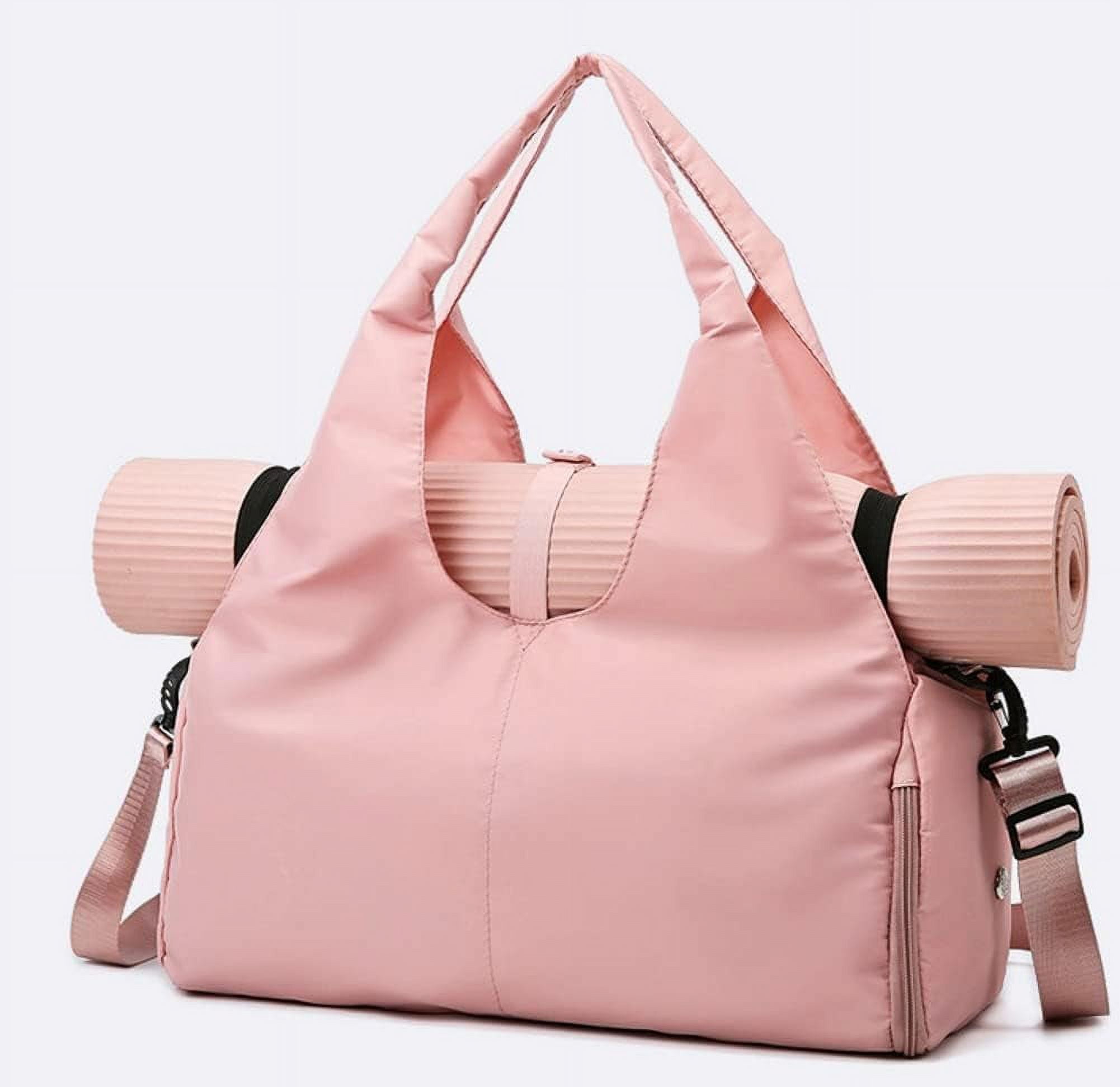Kukuzhu Gym Bag for Women with Shoe Compartment,Waterproof Gym Tote Corssbody Bag Sports Travel Duffle Bag for Vacation Yoga 2023