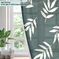 thumbnail image 4 of Yayeee Window Curtains Light Filtering 63"x42" Grommet Panel Pair Home Living Room Decor, Beige Leaves, 4 of 7