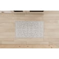 thumbnail image 4 of Mainstays Modern Contemporary Pattern Textured White, Machine Washable Accent Scatter Mat 2X3, Ideal for Hallway, Bedroom, Kitchen, and Laundry Room, 4 of 5
