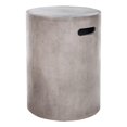 thumbnail image 1 of Moe's Home Collection Cato Contemporary Stone Garden Stool in Gray, 1 of 5