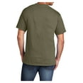 thumbnail image 2 of Mens Core Cotton Male T-Shirts Olive Drab Green 6XL, 2 of 5