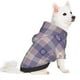 thumbnail image 2 of Balery Purple Floral Gingham Check Plaid Sudadera con Capucha para Perros Pequeños – Ropa para Mascotas, Disfraz para Perros y Gatos, Ideal para Fiestas y Cosplay-Medium, 2 of 7