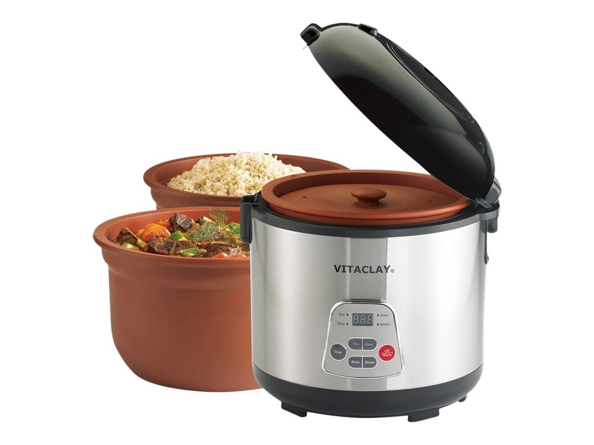 rice cooker with ceramic insert