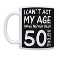 thumbnail image 3 of ThisWear 50th Birthday Gifts for All Can't Act My Age Never Been 50 11 ounce 2 Pack Coffee Mugs Black, 3 of 5