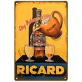 thumbnail image 3 of Letreros de hojalata de metal, placa Un Richard Un Vati, decoración de pared, carteles vintage, pintura de hierro para cuevas de hombres, cafeterías, jardines, clubes y bares, 3 of 5