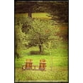 thumbnail image 2 of Foschino, Suzanne 23x32 Gold Ornate Wood Framed with Double Matting Museum Art Print Titled - Mountain Chairs Vintage, 2 of 4