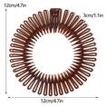 thumbnail image 6 of Soft 'N Style Flexible Headbands Stretch Headband Headbands Women (10pc-color), 6 of 8